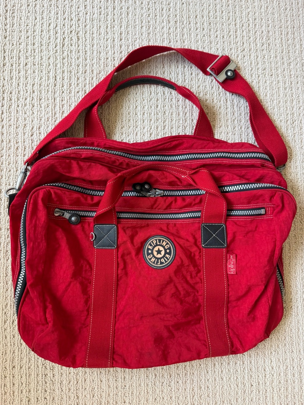 Kipling Red Duffle Bag